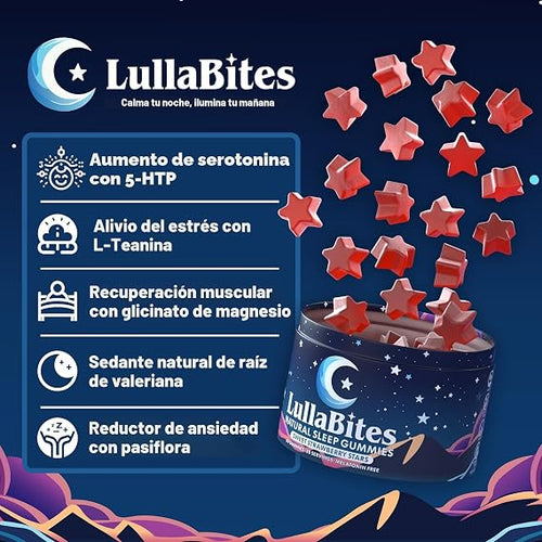 GOMITAS PARA DORMIR (LULLABITES ANTI-INSOMNIO SIN MELATONINA)