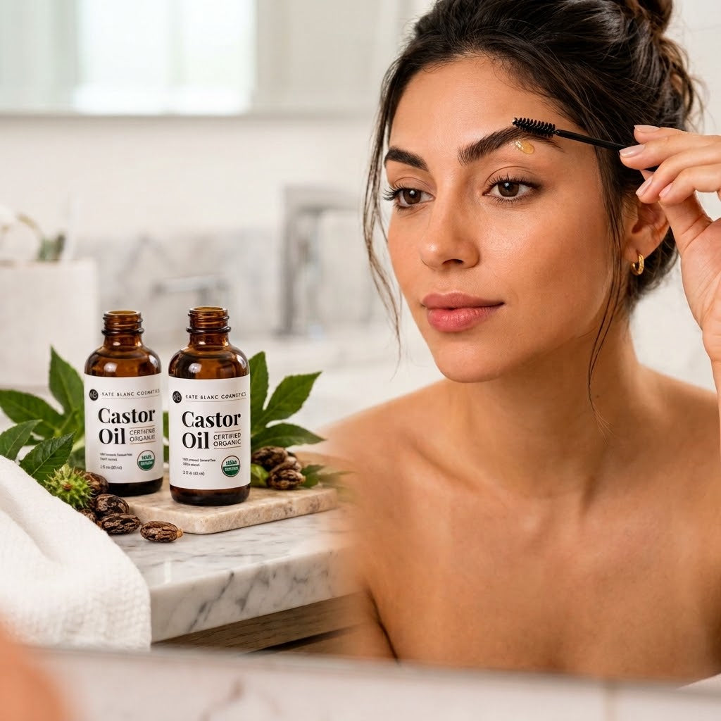 2X1 ACEITE RICINO/CASTOR CON CEPILLOS APLICADORES