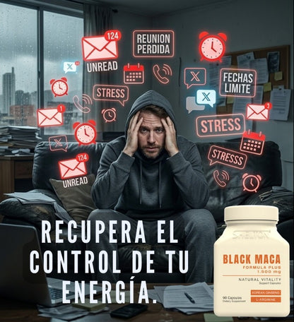 BLACK MACA (MACA NEGRA PERUANA ) X 90 CÁPSULAS