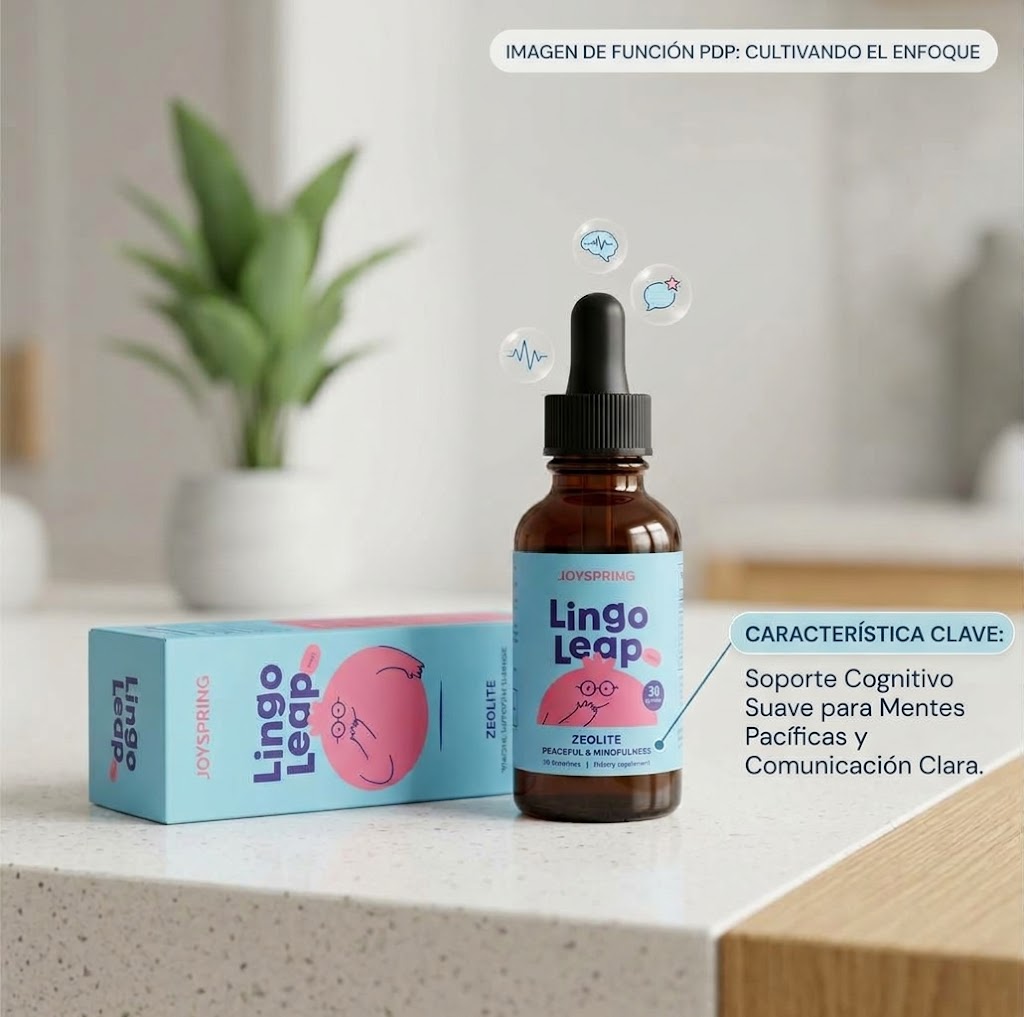 🧠 LINGOLEAP SOPORTE PARA LA SALUD COGNITIVA EN NIÑOS (30ML)
